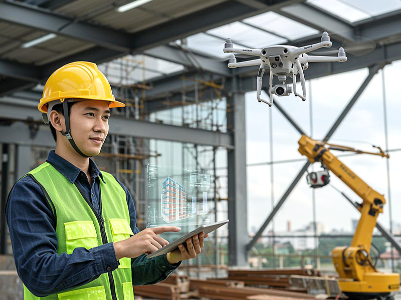 Drone Khảo Sát Công Trường: "Mắt Thần" Mở Lối Kỷ Nguyên Xây Dựng Số
