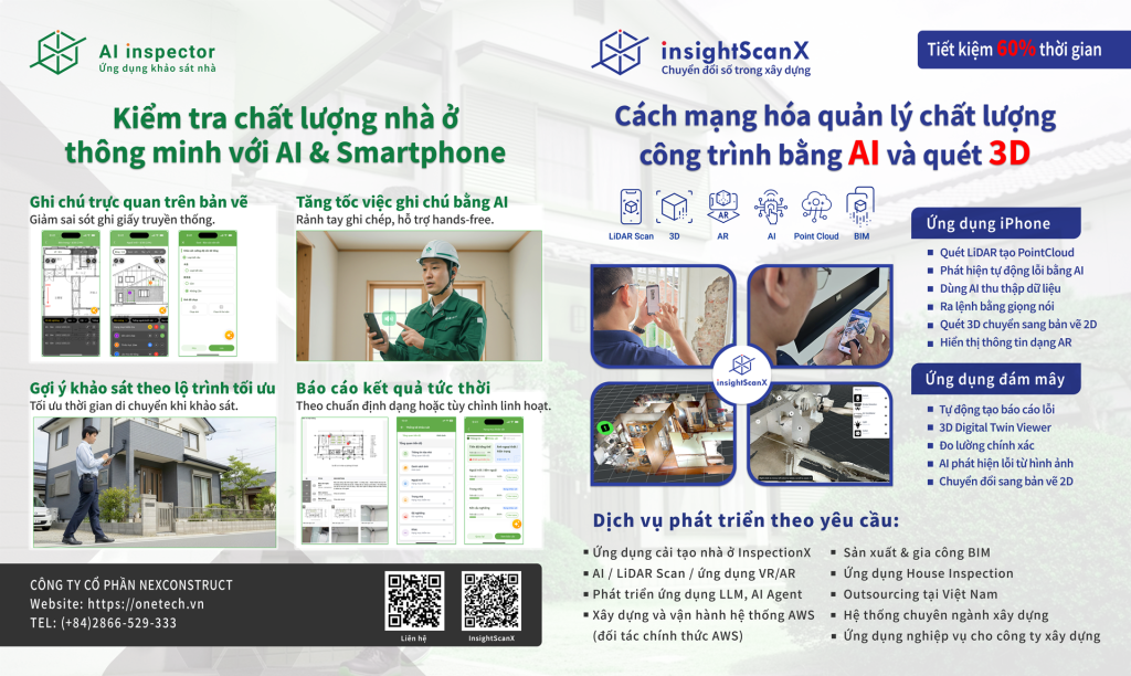 NexConstruct Tỏa Sáng tại VIBE 2025 9 Sản phẩm InsightScanX và AI Inspector của NexConstruct