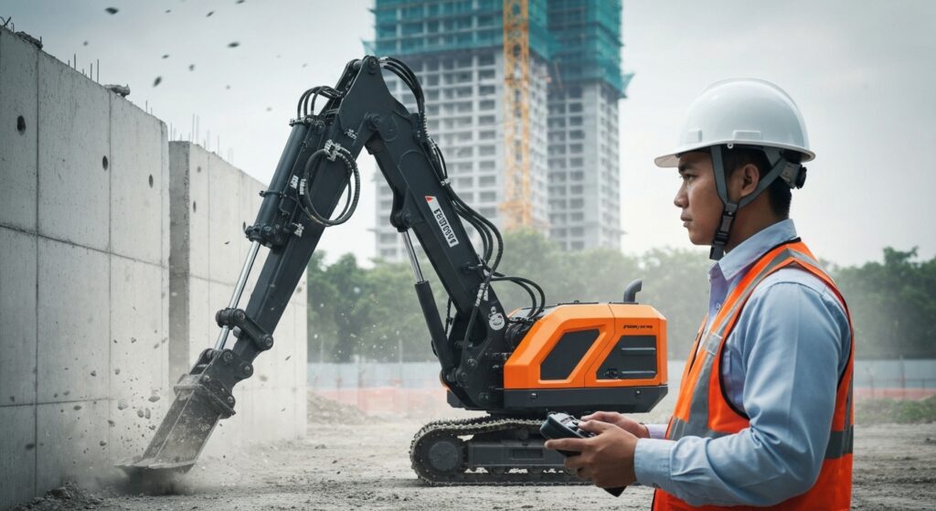 Robot Phá Dỡ Công Trình: Kỷ Nguyên Mới Của Sự An Toàn Và Hiệu Quả Trong Xây Dựng