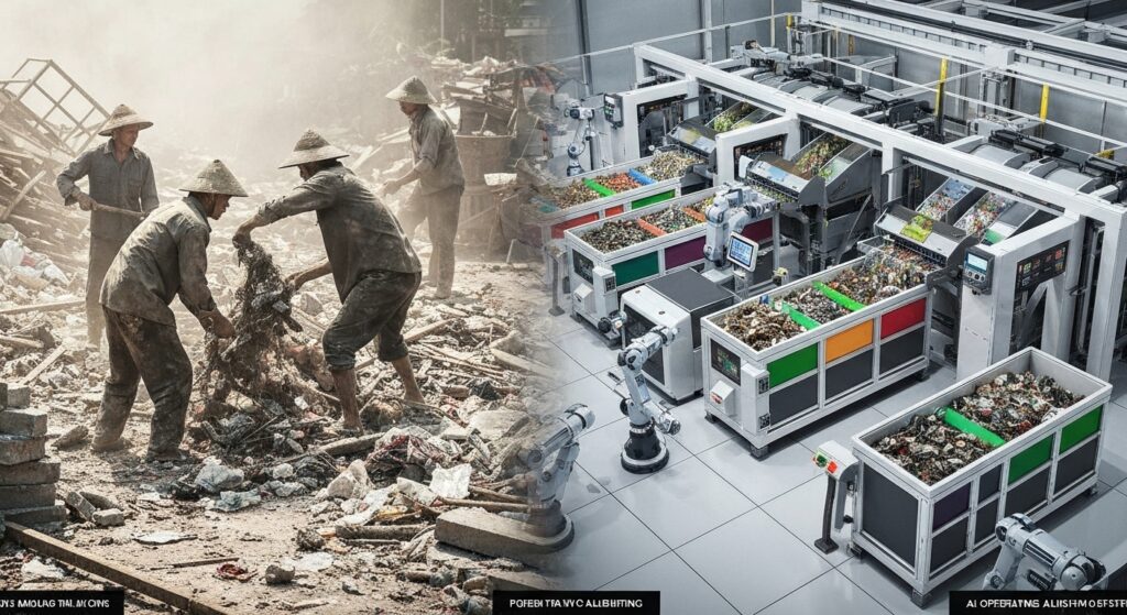 AI Trong Quản Lý Rác Thải Xây Dựng: Tối Ưu Hóa & Phân Loại Tự Động