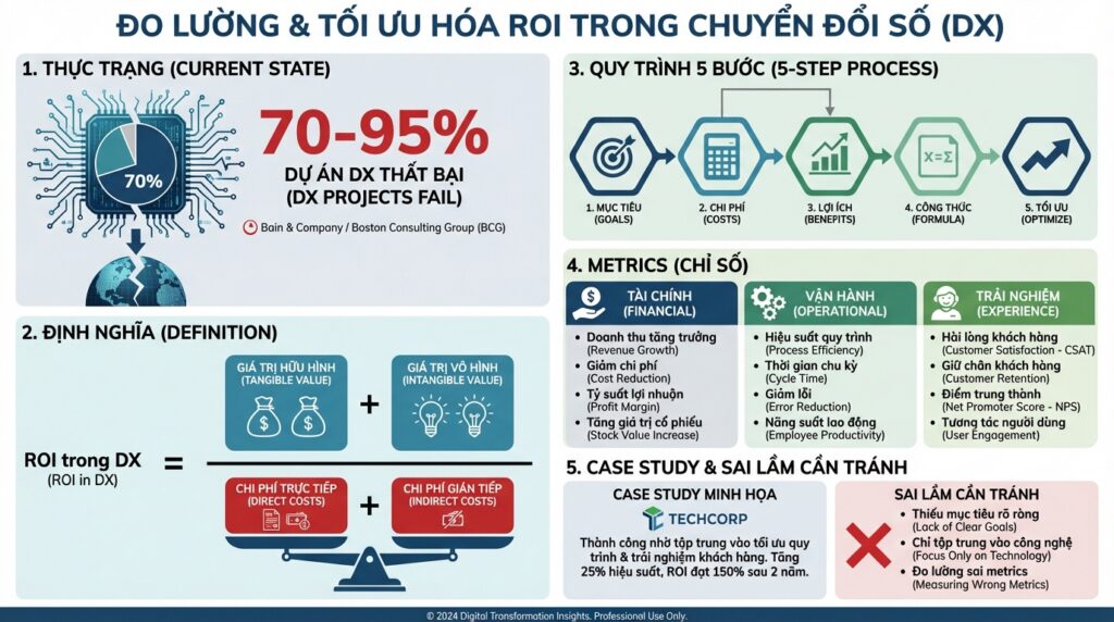ROI trong Chuyển Đổi Số DX: Hướng Dẫn Tính Toán Hiệu Quả Đầu Tư